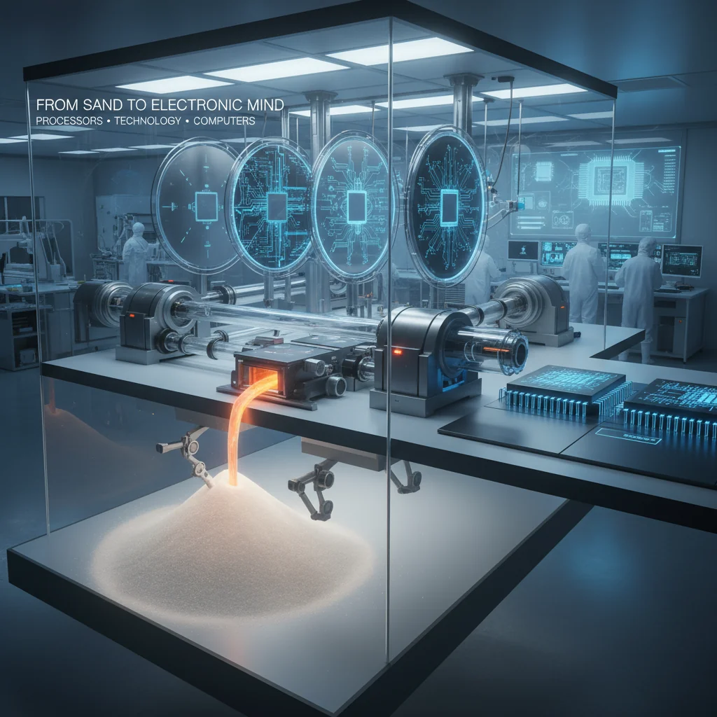 Da Areia à Mente Eletrônica: A Incrível Jornada da Criação de um Processador