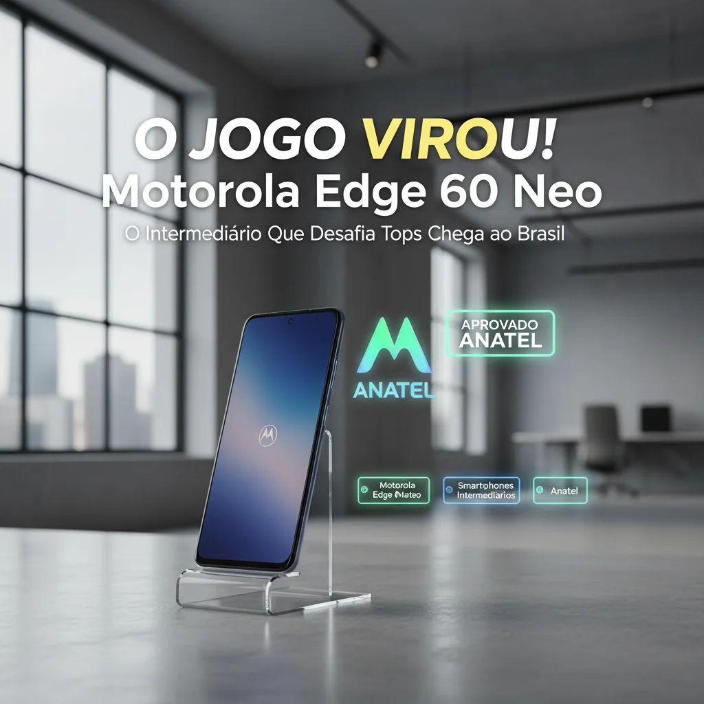 O Jogo Virou! Anatel Libera o Motorola Edge 60 Neo: O Intermediário Que Desafia Tops Chega ao Brasil