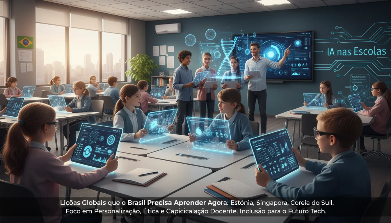 IA nas Escolas: Lições Globais que o Brasil Precisa Aprender Agora
