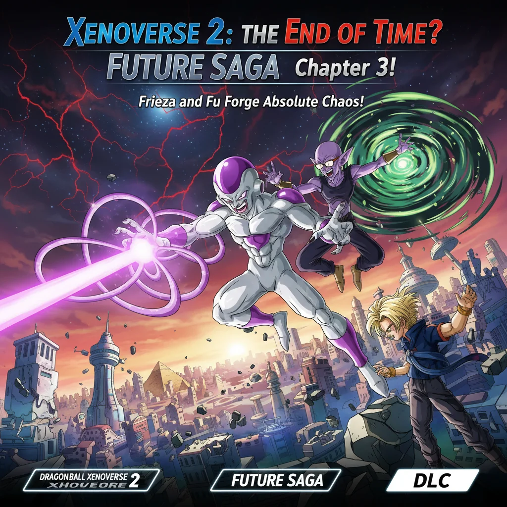 Xenoverse 2: O Fim do Tempo? Frieza e Fu Forjam o Caos Absoluto no FUTURE SAGA Capítulo 3!