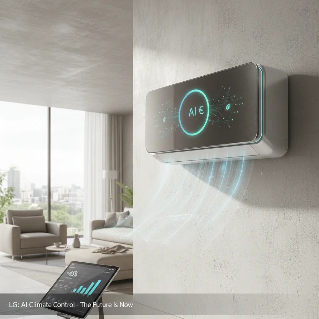 Ar Condicionado do Futuro: LG Apresenta Modelo com IA Avançada e Eficiência Energética