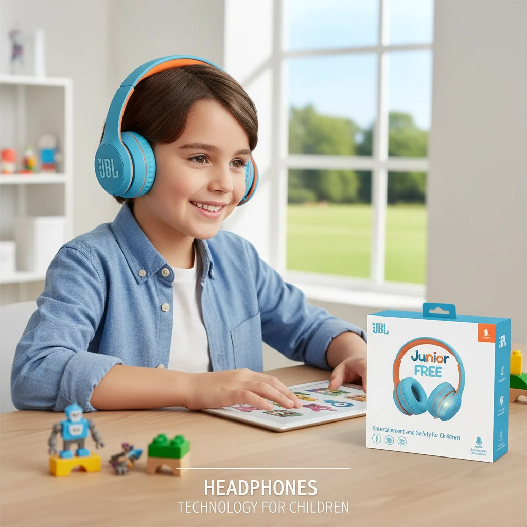 Fones de Ouvido JBL Junior FREE: Entretenimento e Segurança para Crianças