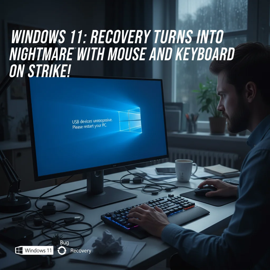 Windows 11: A Recuperação Vira Pesadelo com Mouse e Teclado Em Greve!