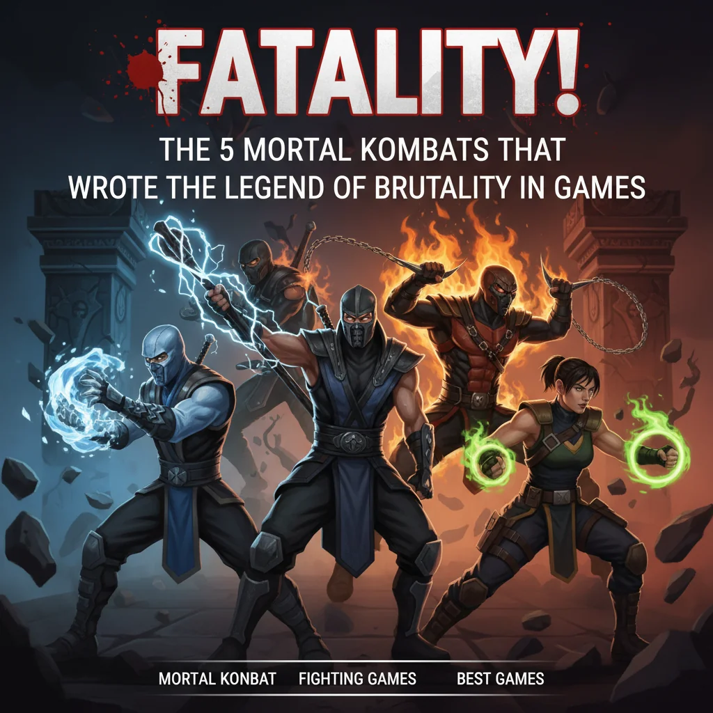 FATALITY! Os 5 Mortal Kombat que Escreveram a Lenda da Brutalidade nos Games