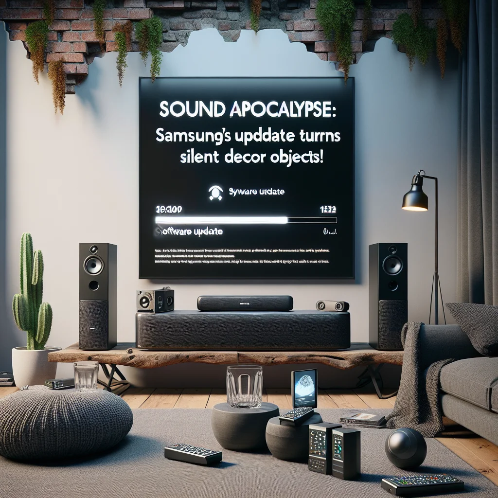 ## Apocalipse Sonoro: Atualização da Samsung Transforma Soundbars em Mudos Objetos de Decoração!
