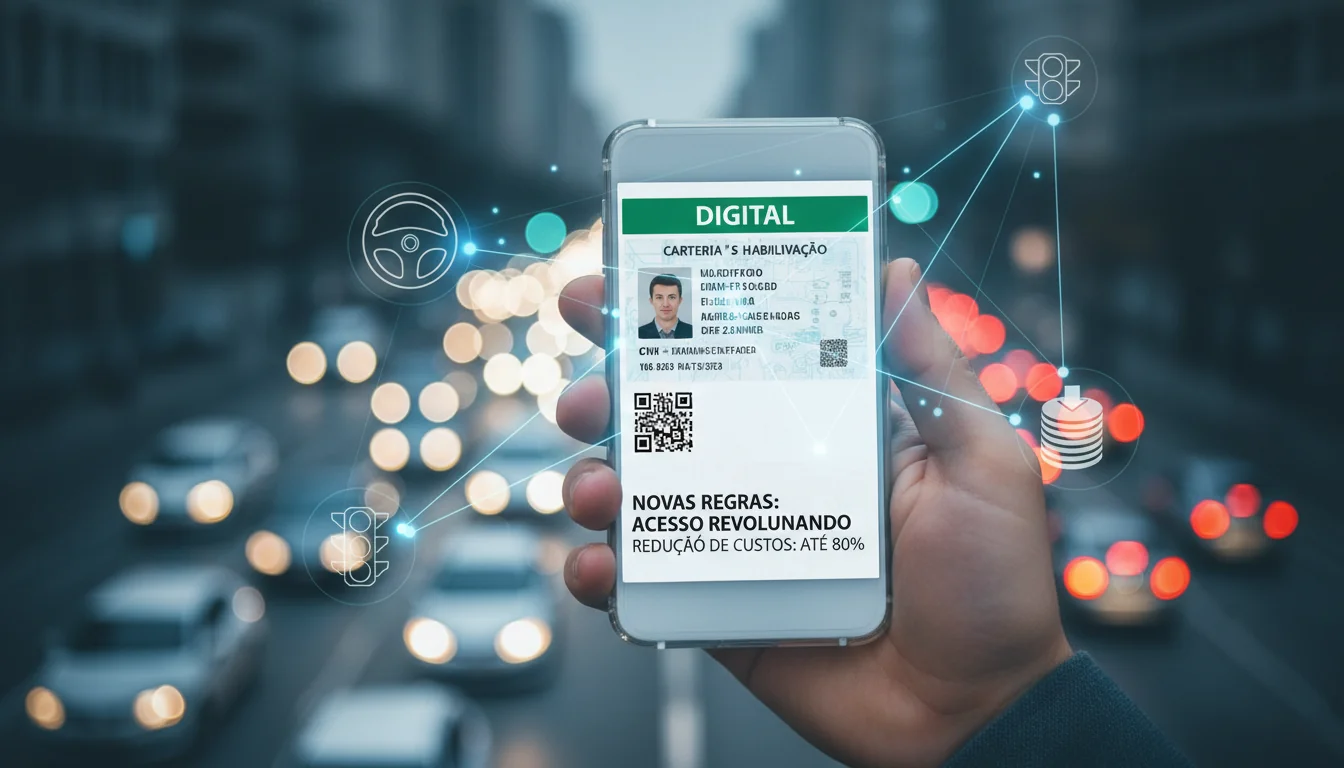 CNH na Palma da Mão: Novas Regras Revolucionam Acesso e Reduzem Custos em até 80%