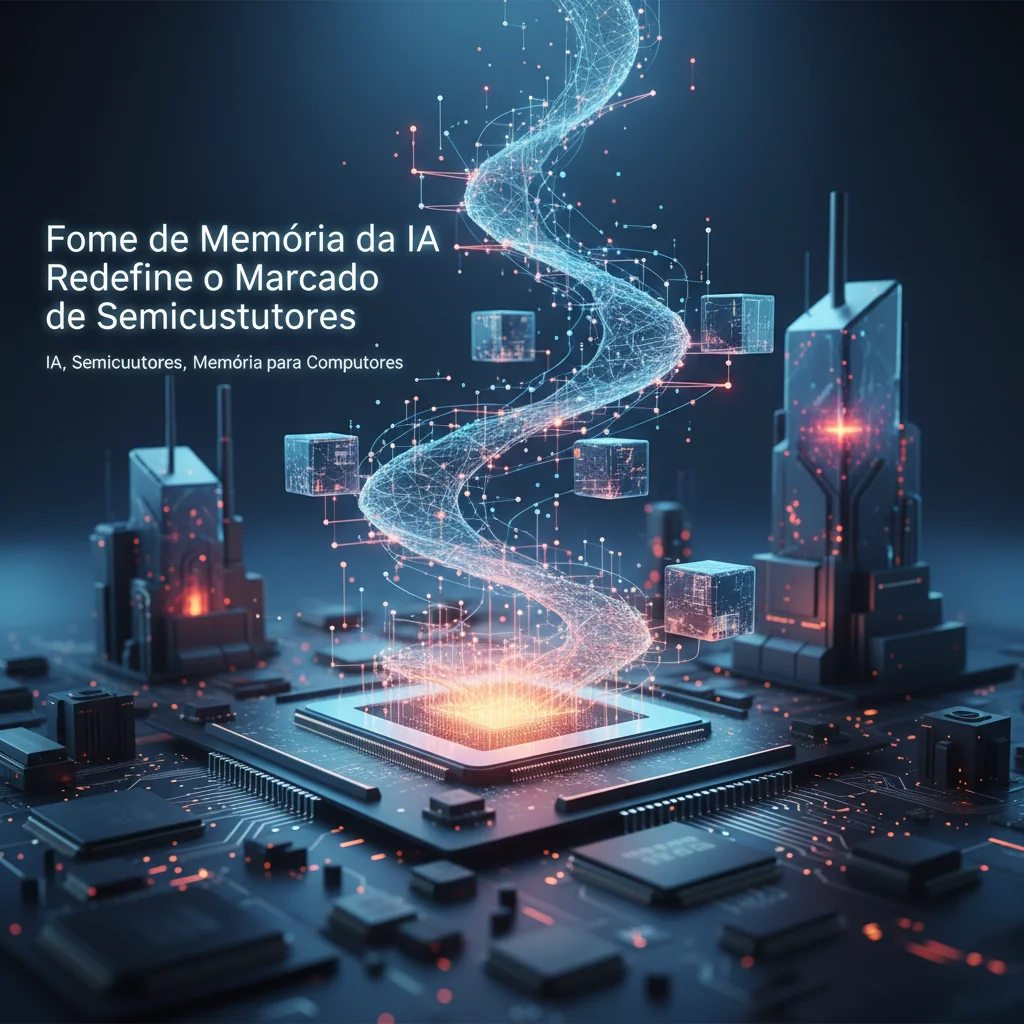 Fome de Memoria da IA Redefine o Mercado de Semicondutores