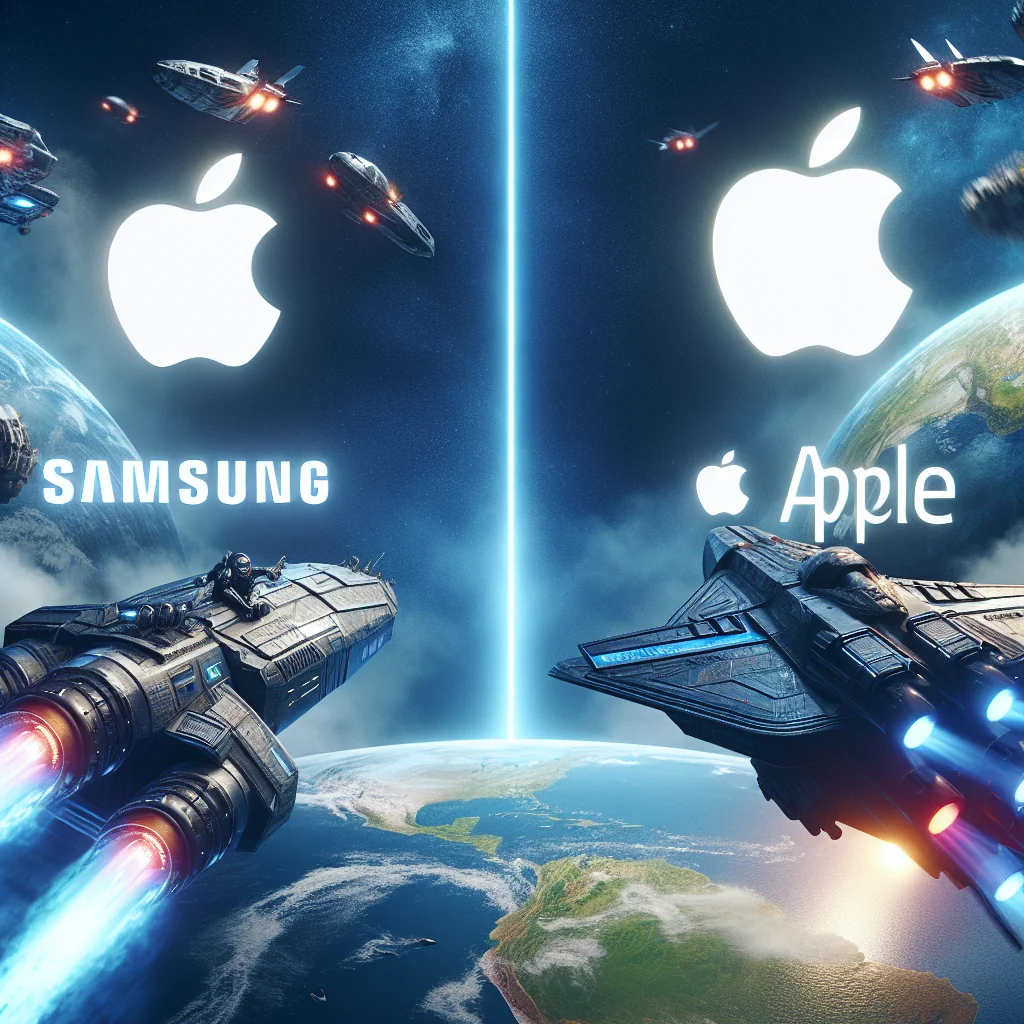 **Samsung vs. Falsificadores: A Batalha Galaxy Começa no Brasil, Enquanto a Apple Desbrava Territórios com IA!**
