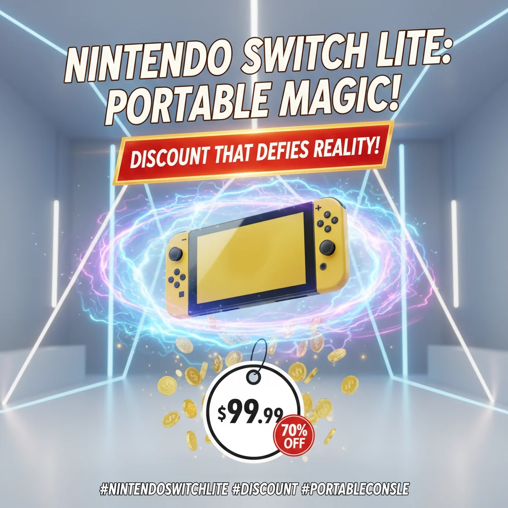 Nintendo Switch Lite: A Magia Portátil da Nintendo com um Desconto Que Desafia a Realidade!