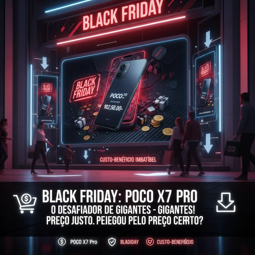 Black Friday: Poco X7 Pro – O Desafiador de Gigantes Chegou Pelo Preço Certo?