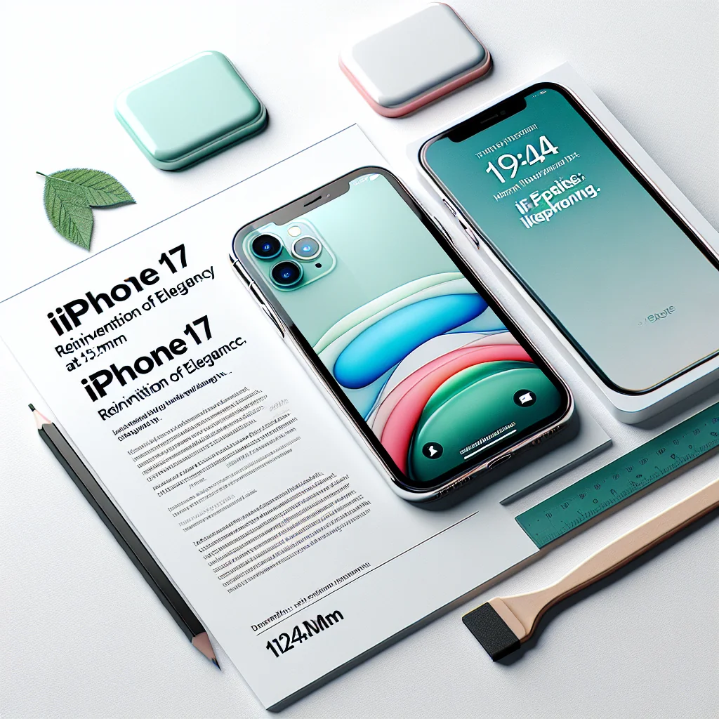 iPhone 17 Air: A Reinvenção da Elegância em 5,5mm!
