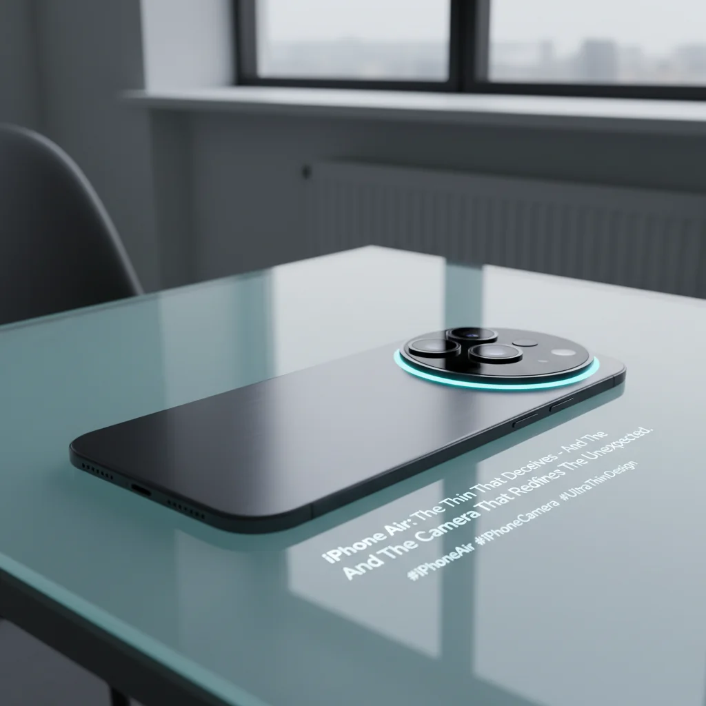 iPhone Air: O Fino Que Engana – E A Câmera Que Redefine o Inesperado.