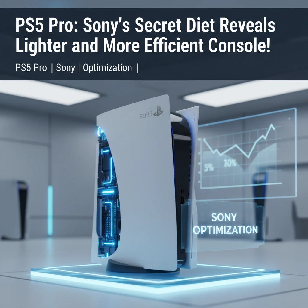 PS5 Pro: A Dieta Secreta da Sony Revela Console Mais Leve e Eficiente!