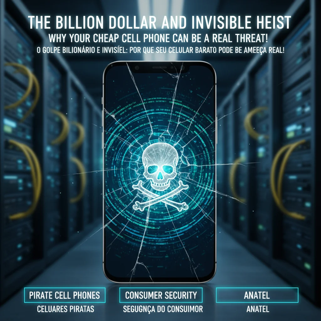 O Golpe Bilionário e Invisível: Por Que Seu Celular Barato Pode Ser Uma Ameaça Real!