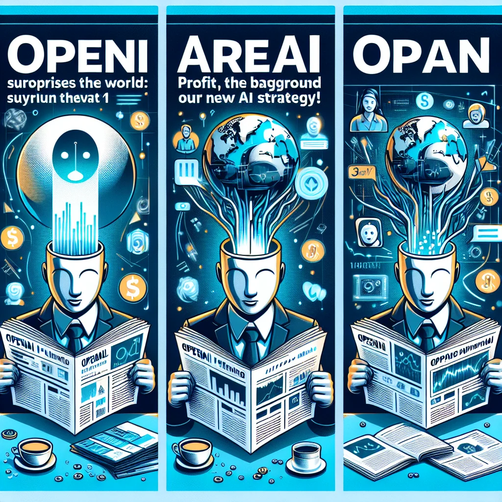 OpenAI Surpreende o Mundo: Lucro em Segundo Plano na Nova Estratégia de IA!
