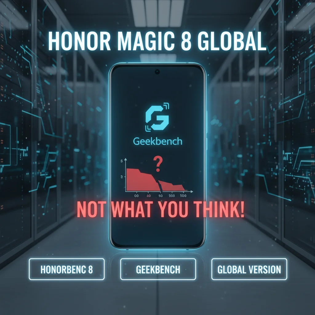 Honor Magic 8 Global: O Geekbench Revela Que a Versão Mundial Não É o Que Você Pensa!