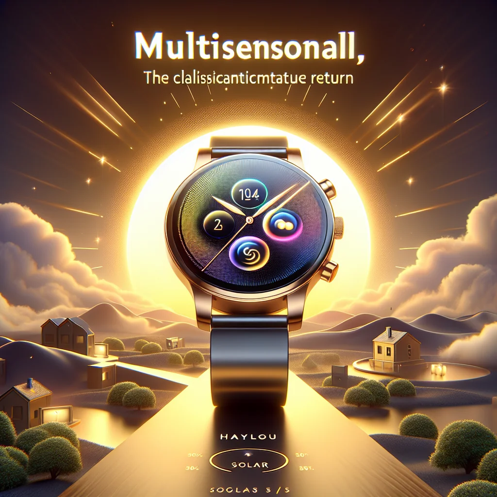 Haylou Solar 5: O Retorno Triunfal do Clássico Inteligente!
