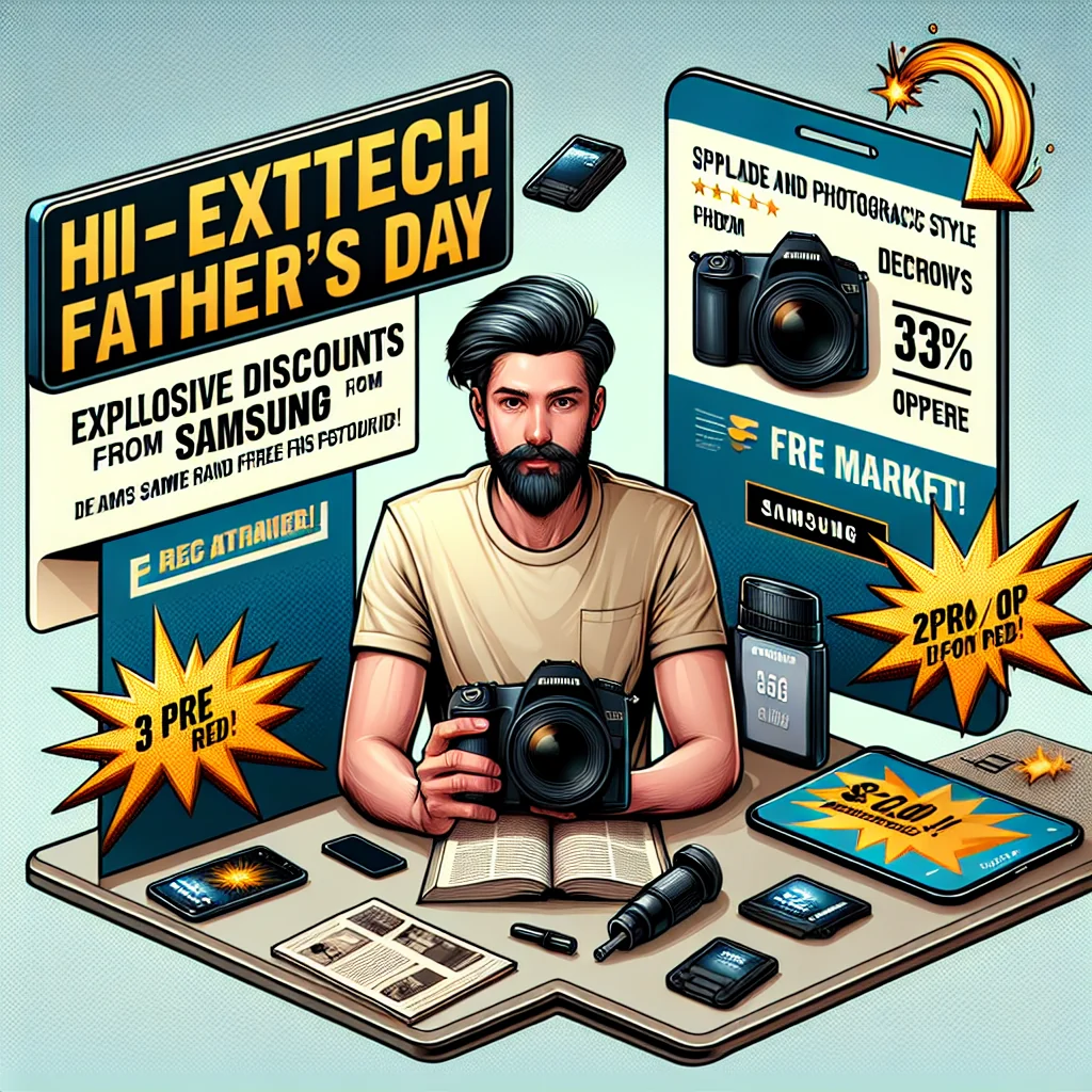 Dia dos Pais Hi-Tech: Descontos Explosivos da Samsung no Mercado Livre!
