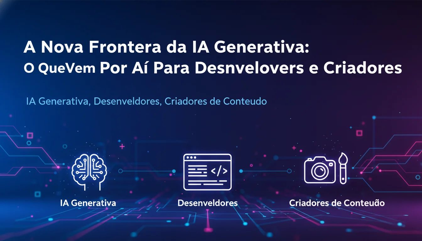 A Nova Fronteira da IA Generativa: O Que Vem Por Aí Para Desenvolvedores e Criadores