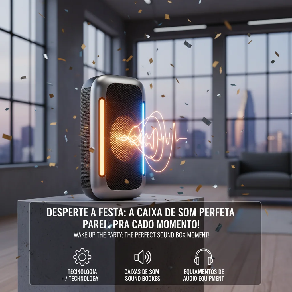 Desperte a Festa: A Caixa de Som Perfeita para Cada Momento!