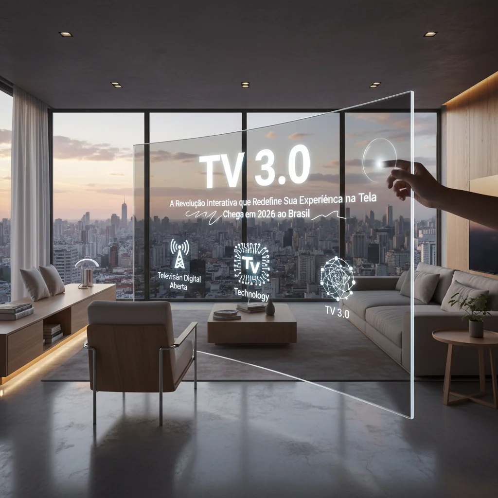 TV 3.0: A Revolução Interativa que Redefine Sua Experiência na Tela Chega em 2026 ao Brasil