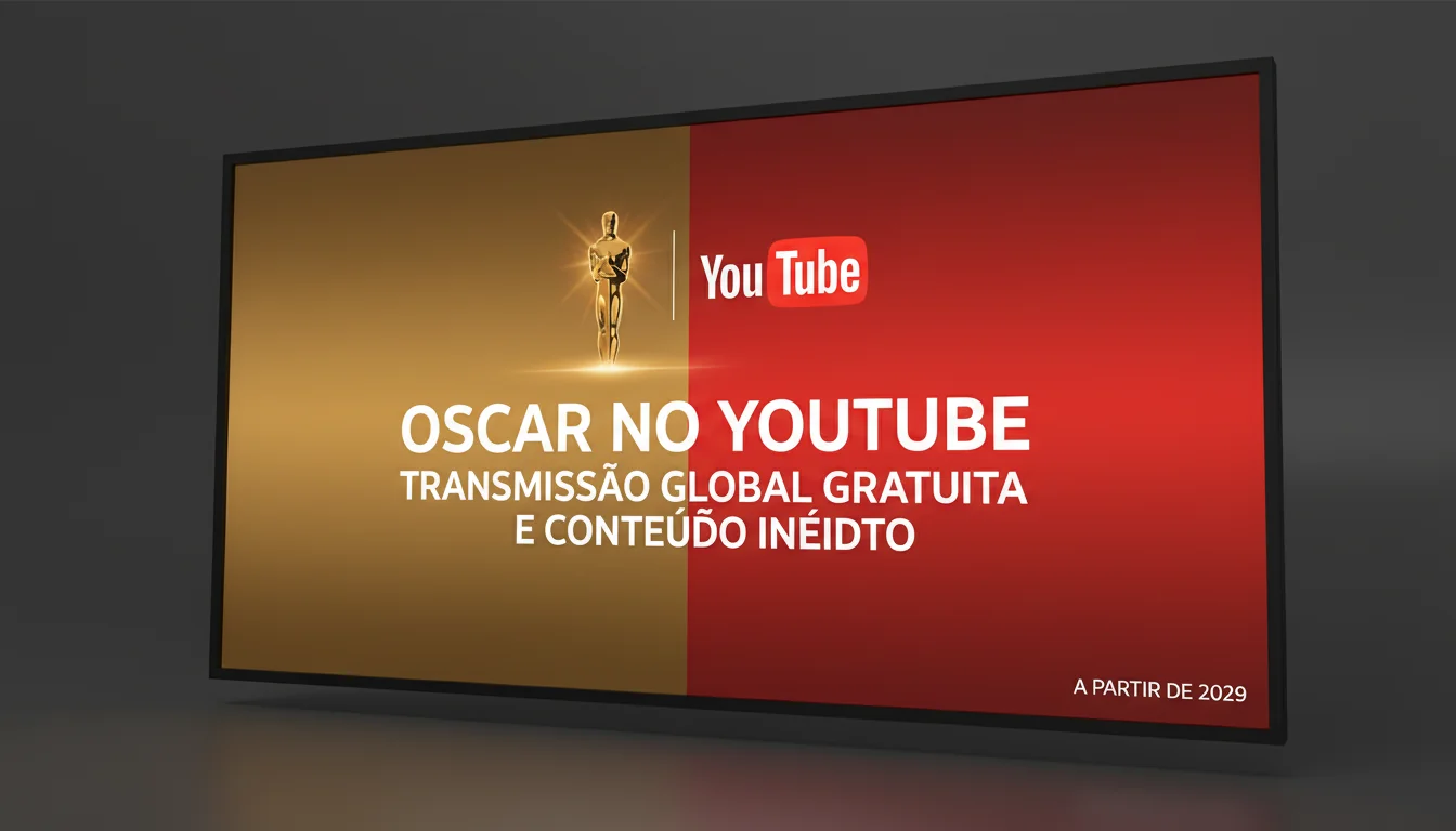 Oscar no YouTube: Transmissão Global Gratuita e Conteúdo Inédito a partir de 2029