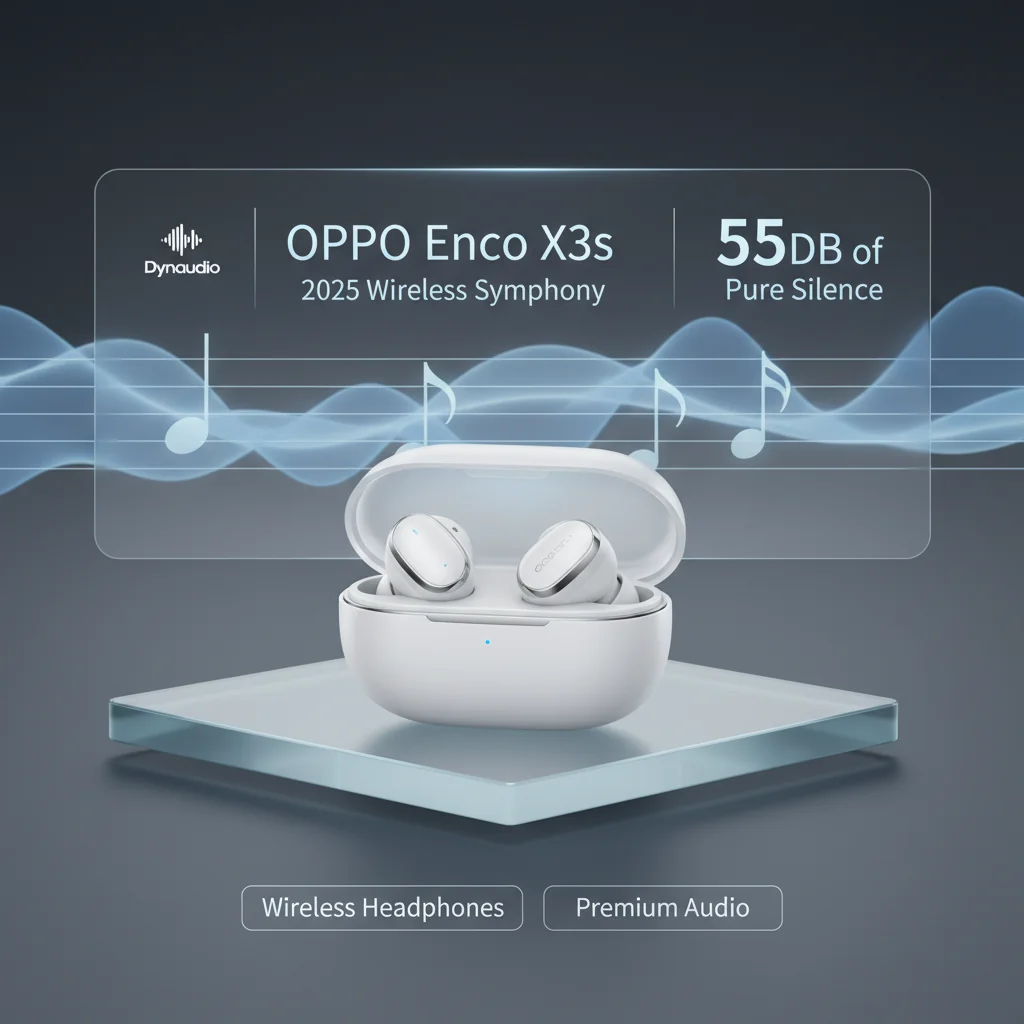 OPPO Enco X3s: A Sinfonia Sem Fio de 2025 com Dynaudio e 55dB de Puro Silêncio!