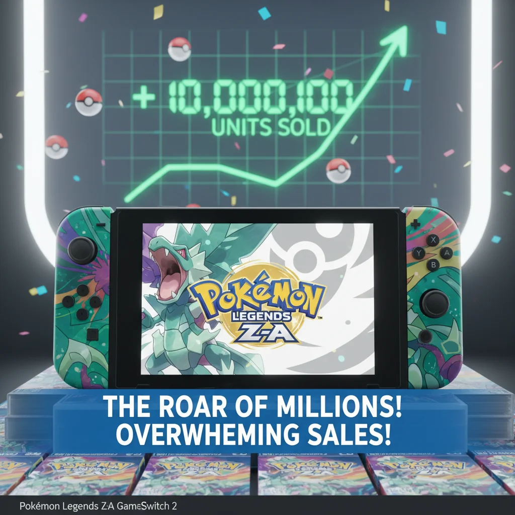 Z-A: O Rugido de Milhões! Pokémon Legends Lança e Entra para a História com Vendas Avassaladoras!