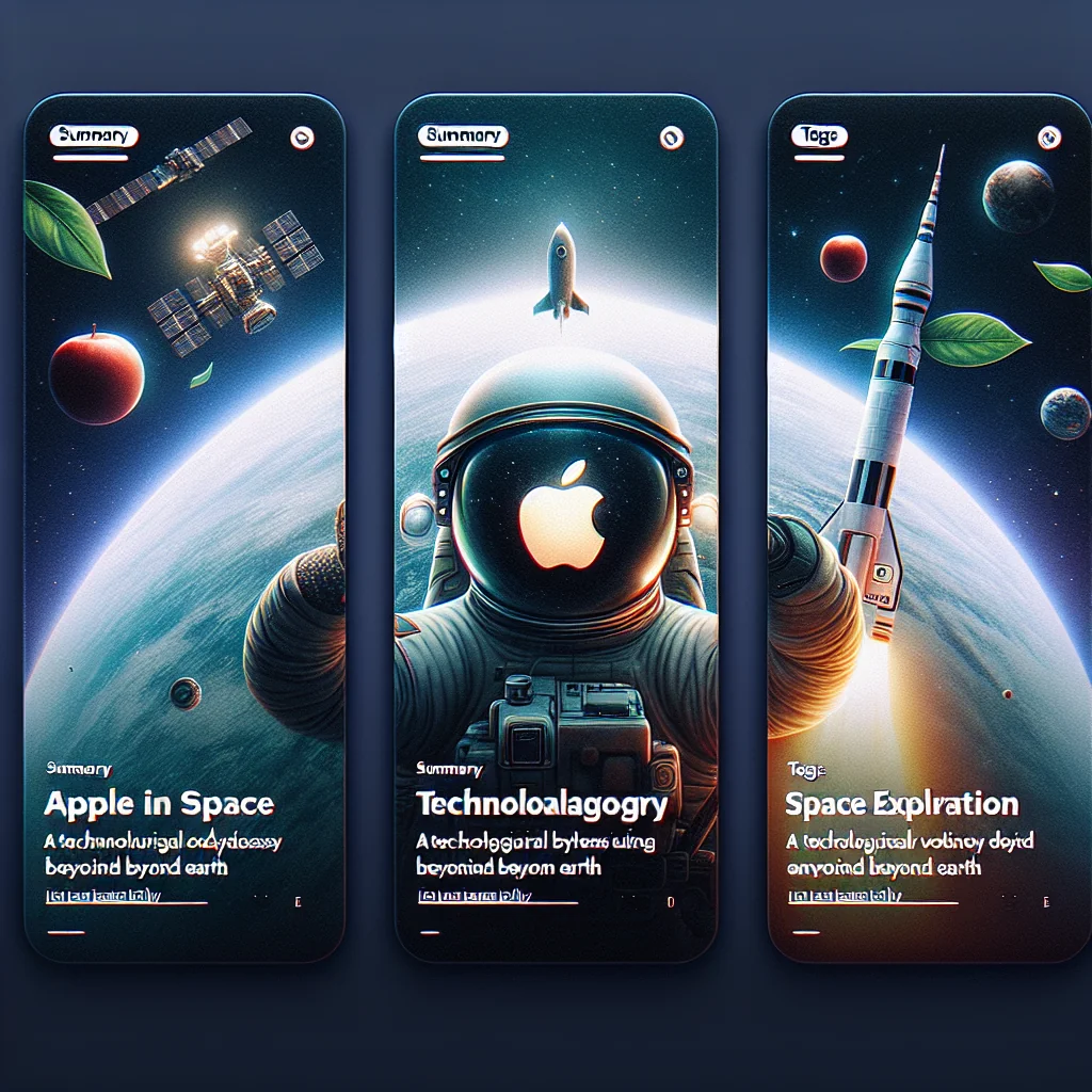 Apple no Espaço: Uma Odisseia Tecnológica Além da Terra
