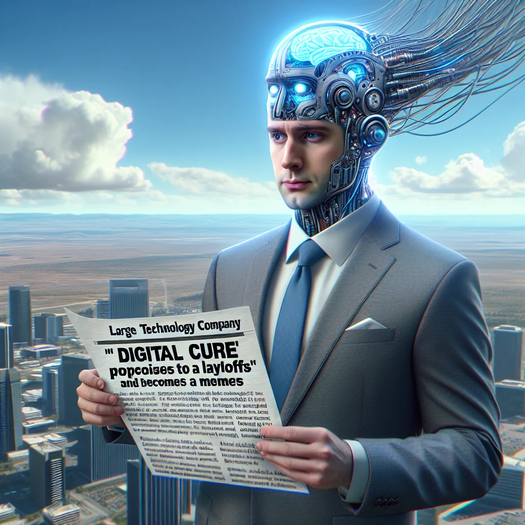 ## Microsoft no divã da IA: Executivo propõe "cura digital" para demissões e vira meme!
