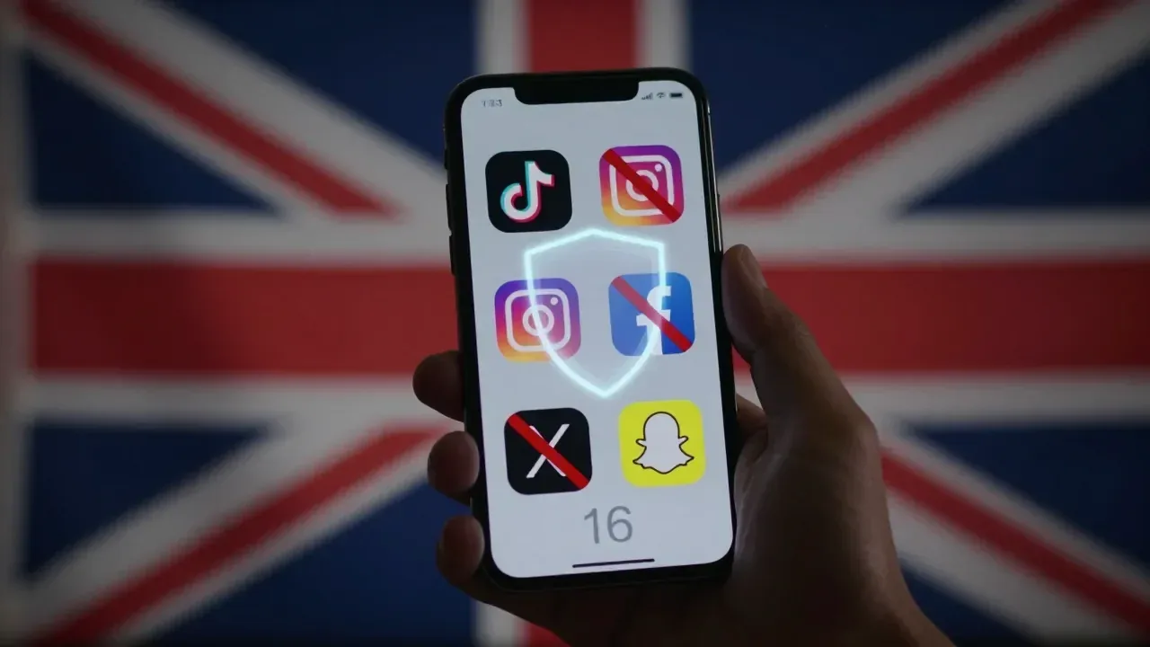 Reino Unido proíbe menores de 16 nas redes sociais e avalia limitar IA