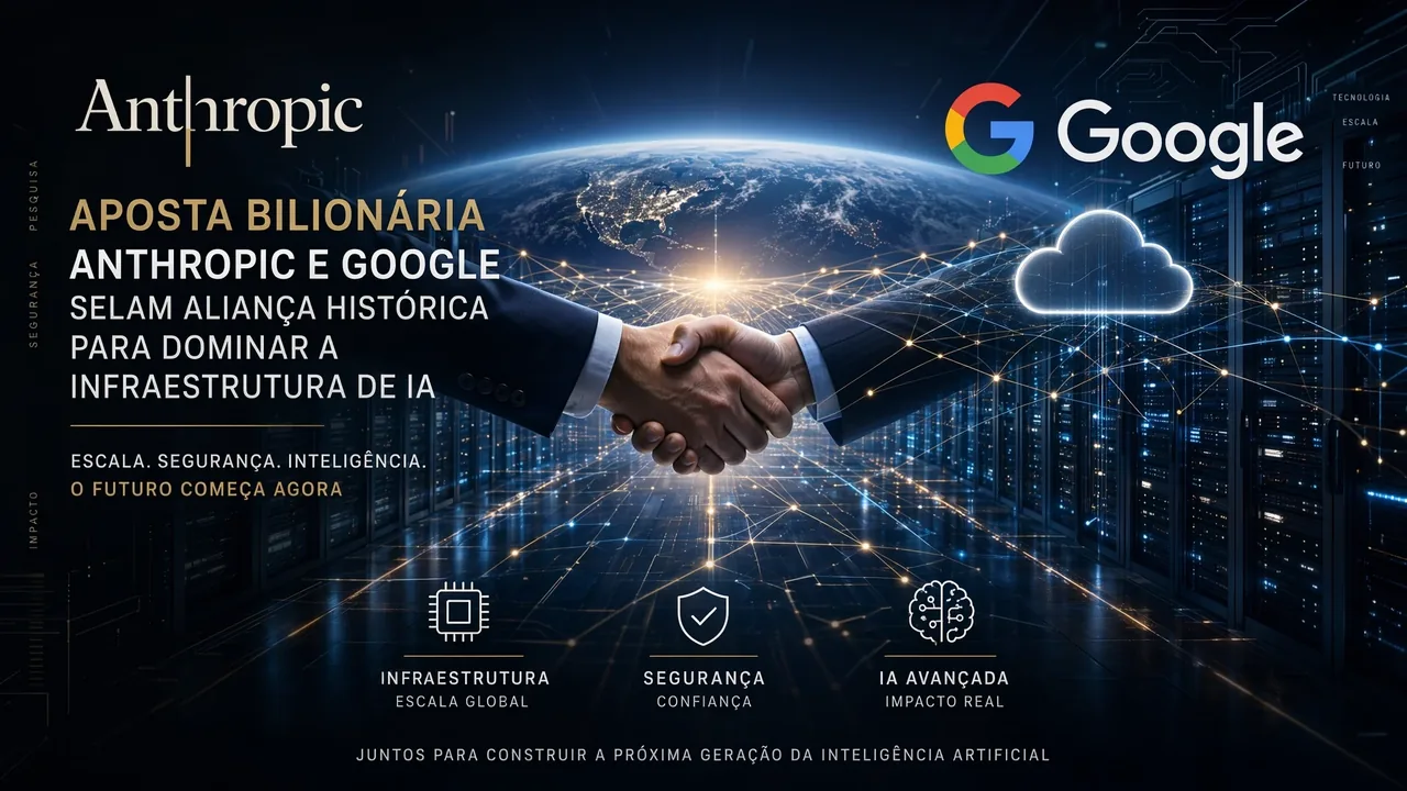 Aposta Bilionária: Anthropic e Google Selam Aliança Histórica para Dominar a Infraestrutura de IA
