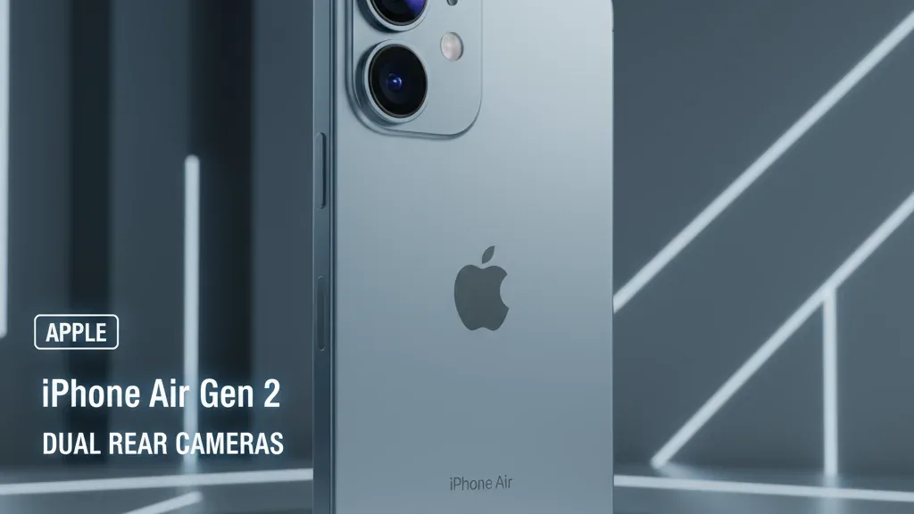 Novas Lentes no Horizonte: iPhone Air de Segunda Geração Pode Chegar com Dupla Câmera Traseira