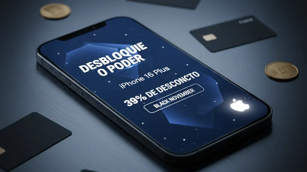 Desbloqueie o Poder: iPhone 16 Plus com 39% de Desconto na Black November