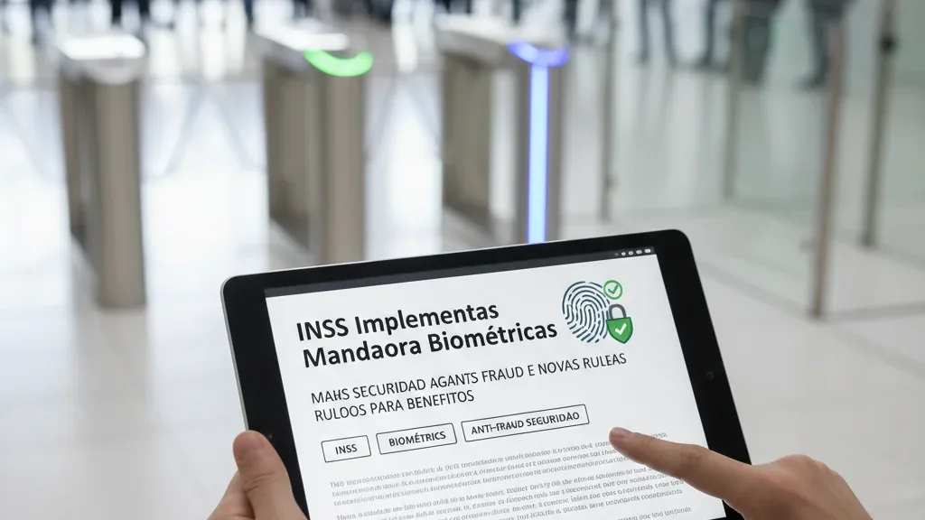 INSS Implementa Biometria Obrigatória: Mais Segurança Contra Fraudes e Novas Regras Para Benefícios