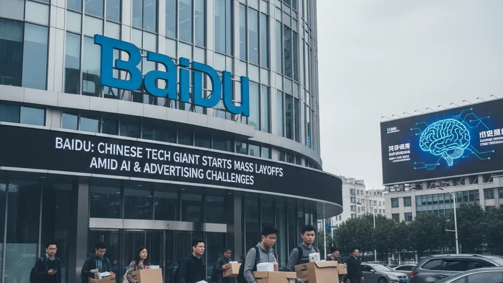 Baidu: Gigante da tecnologia chinesa inicia demissões em massa em meio a desafios de IA e publicidade