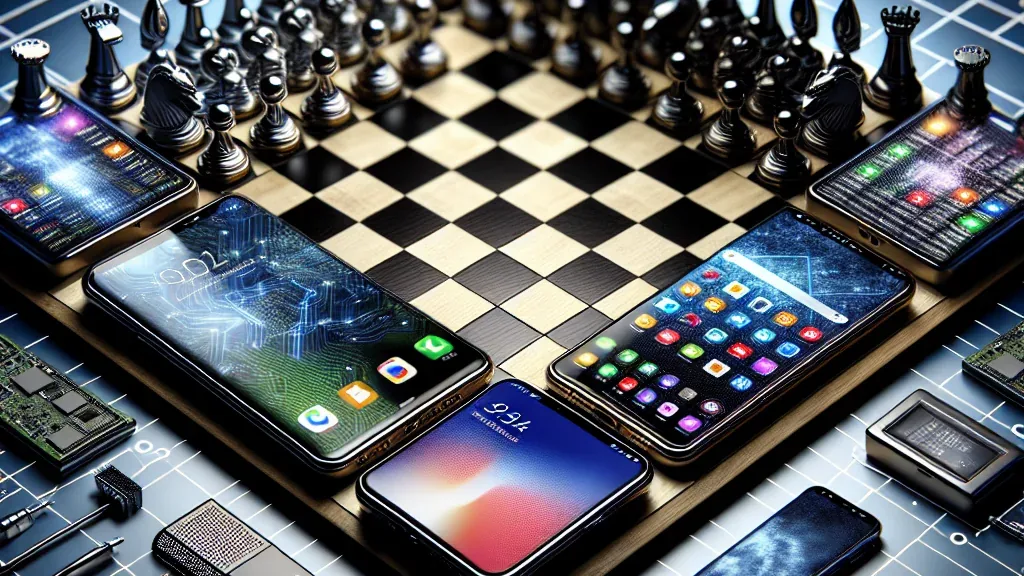 Reinado Mobile: Apple e Samsung Ditam as Regras em um Mercado Competitivo!