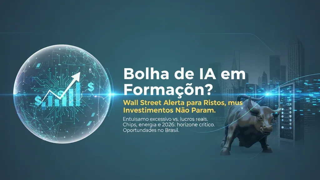 Bolha de IA em Formação? Wall Street Alerta para Riscos, mas Investimentos Não Param