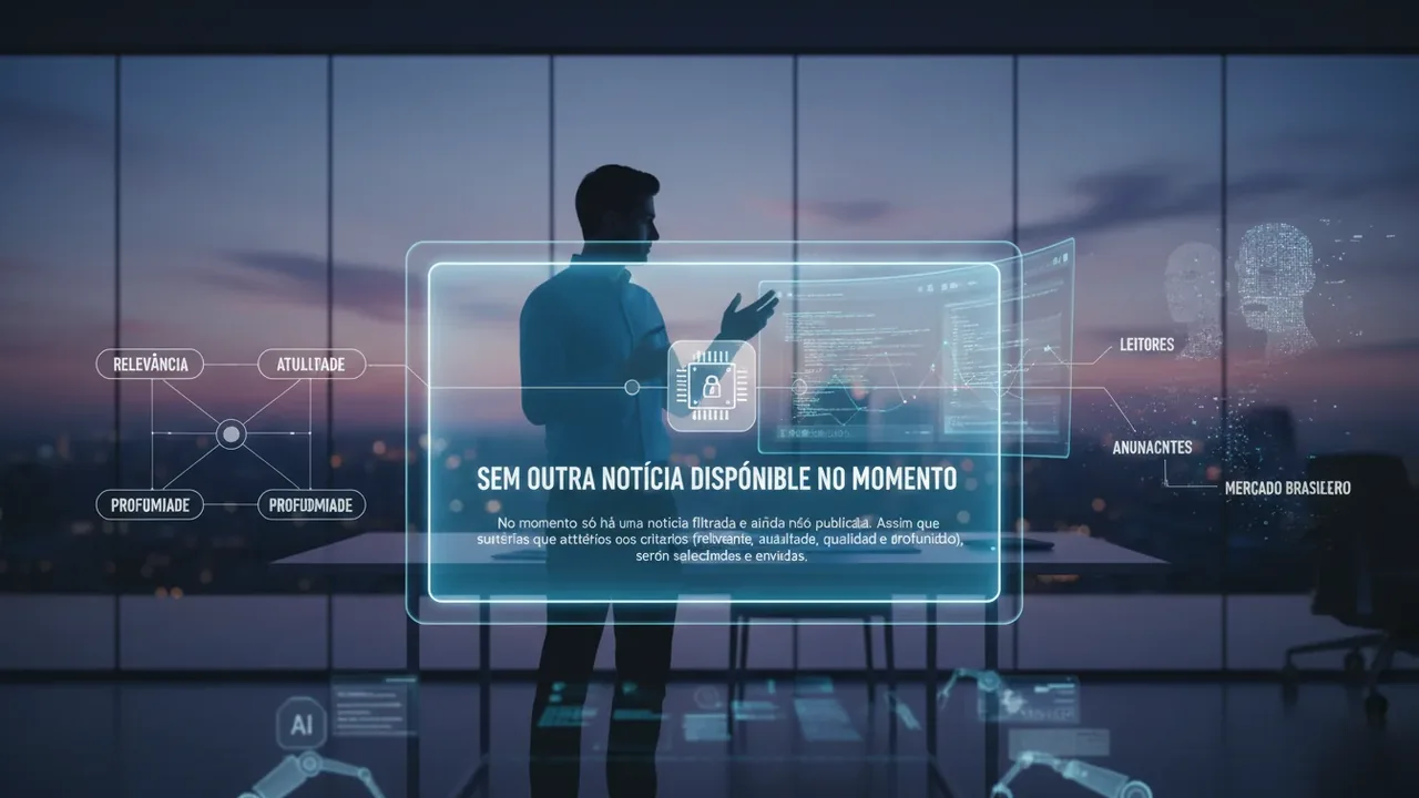 Quando o Feed Fica Vazio: O que Significa 'Sem Outra Notícia Disponível no Momento' para a Cobertura de Tecnologia