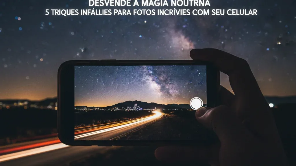 Desvende a Magia Noturna: 5 Truques Infalíveis para Fotos Incríveis com seu Celular