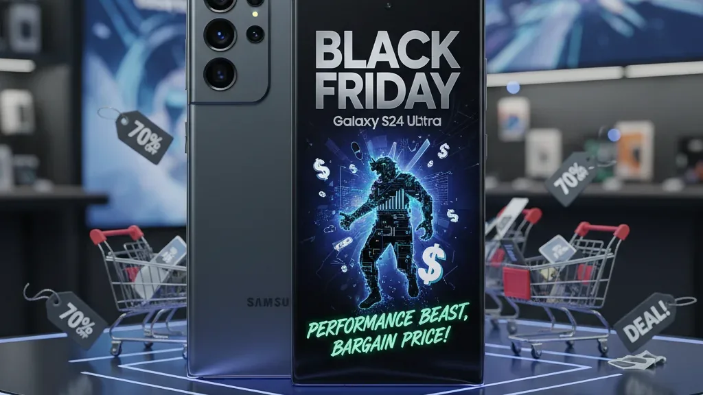 Black Friday: Galaxy S24 Ultra – O Monstro de Desempenho que Virou Pechincha!