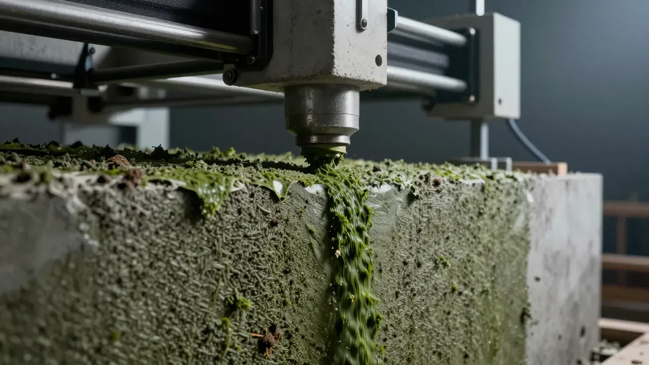 Algas e Terra: O Segredo para Paredes Impressas em 3D com Menor Impacto Ambiental