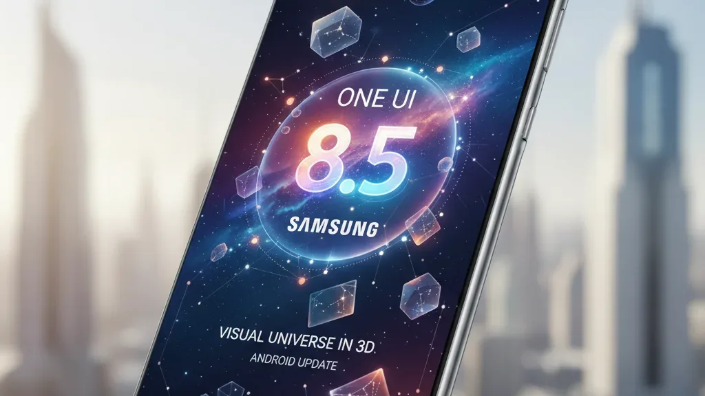 One UI 8.5: Samsung Desvenda um Universo Visual em 3D para o Seu Smartphone!