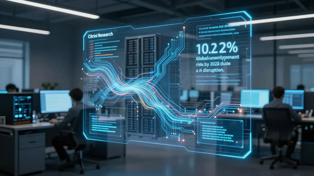 Relatório Citrini Research Alerta: IA Pode Causar Recessão Global e Desemprego de 10,2% até 2028