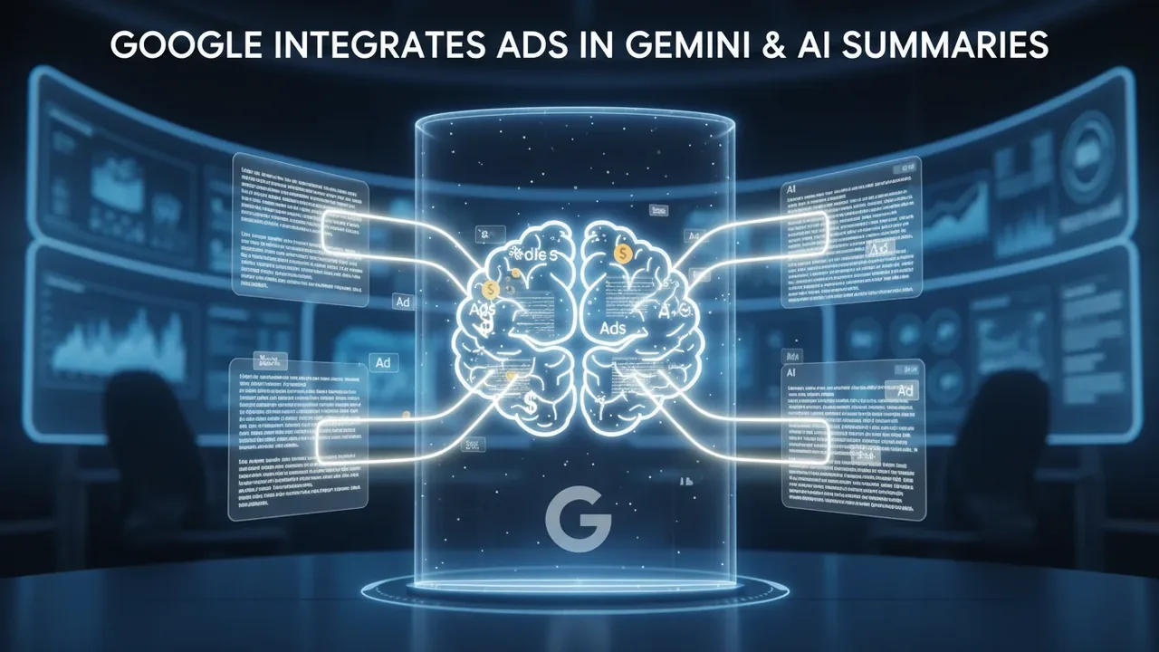 Google avalia integração de anúncios no Gemini e resumos de IA