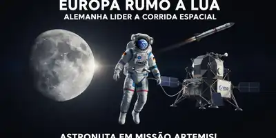**Europa Rumo à Lua: Alemanha Lidera a Corrida Espacial com Astronauta em Missão Artemis!**