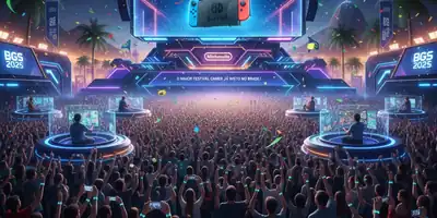 BGS 2025: A Grande Revelação do Nintendo Switch 2 e o Maior Festival Gamer Já Visto no Brasil!