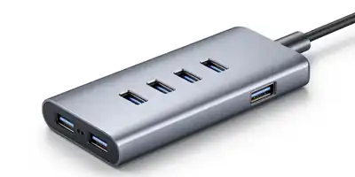 Hub USB-C 5 em 1: Amplie Conexões e Carregue em Alta Velocidade por Apenas R$115