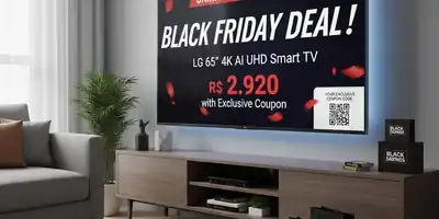 Desconto Imperdível: Smart TV 4K LG UHD AI de 65 Polegadas por R$ 2.920 com Cupom Exclusivo