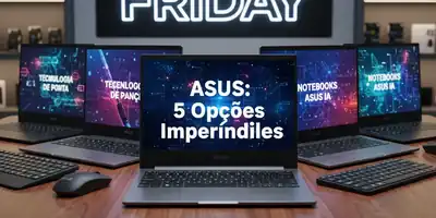 Notebooks ASUS: 5 Opções Imperdíveis para Black Friday com Tecnologia de Ponta e Desempenho Avançado